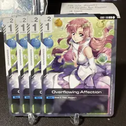 Gundam Card Game Overflowing Affection GD01-118 U Playset Of 4 - Image 1