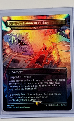 MTG Magic the Gathering Secret Lair Ghostbusters Foil Total Containment Failure - Image 1