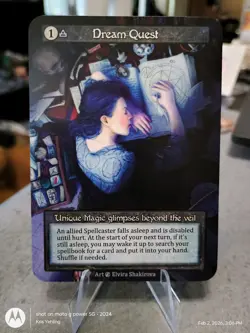 Sorcery: Contested Realm Beta Dream Quest -Unique NM Condition - Image 1