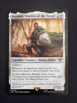 Boromir, Warden of the Tower (4/511) LTR NM Near Mint MTG - Lord of the Rings - Image 1