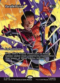 1x Parallel Lives - Extended Art NM Eng MTG - Marvel Universe - Image 1