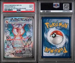 Pokemon TCG Obsidian Flames Charizard EX Card 223/197 Sir PSA 9 Mint - Image 3