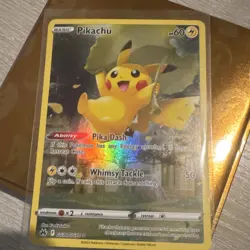 Pokemon Pikachu GG30/GG70 Crown Zenith Galarian Gallery Full Art Holo - Image 1