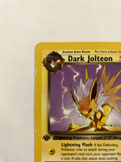 Dark Jolteon - [1st Edition] #38 Pokemon Team Rocket - Image 2