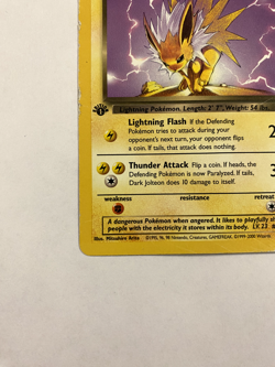Dark Jolteon - [1st Edition] #38 Pokemon Team Rocket - Image 5