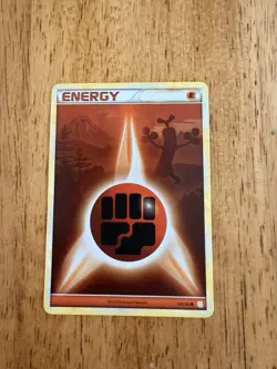 Pokemon TCG Fighting Energy 120/123 Heartgold & Soulsilver Regular Basic Energy - Image 1