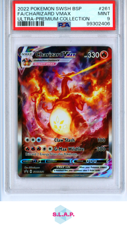 CHARIZARD VMAX POKEMON 261 2022 S&V PROMO VMAX PROMO ENGLISCH PSA 9 - Image 1