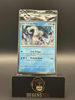 Pokemon Chien-Pao 57/182 Paradox Rift (Cosmos Holo) Sealed Knockout Box Promo - Image 1
