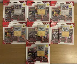 Pokemon Destined Rivals 3 Pack Blister Kangaskhan/Zebstrika X7 Factory Sealed - Image 1