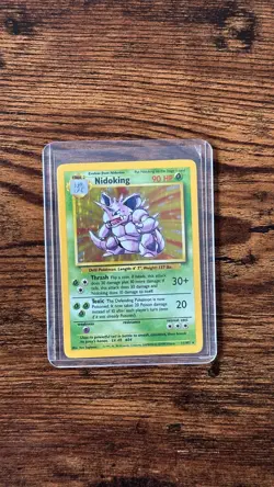 Pokemon Base Set Nidoking 11/102 1999 WOTC Holo Rare English - Image 3