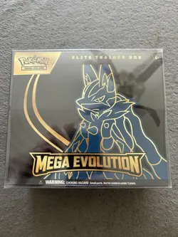 Pokemon TCG Mega Evolution Lucario ETB Elite Trainer Box Sealed In Case MINT - Image 1