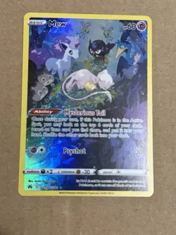 Pokemon Mew GG10/GG70 Crown Zenith Galarian Gallery Ultra Rare Full Art Holo - Image 1
