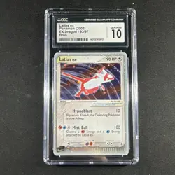 Latias ex Ultra Rare Holo 2003 Pokemon TCG EX Dragon 93/97 CGC 10 - Image 1