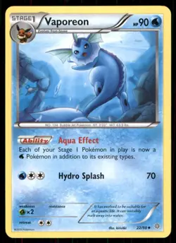 Pokemon TCG Pokemon Vaporeon Vaporeon Uncommon Regular - Image 1