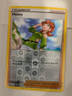 Honey 142/198 Chilling Reign Pokemon Reverse Holo Foil Rare Nice! - Image 1