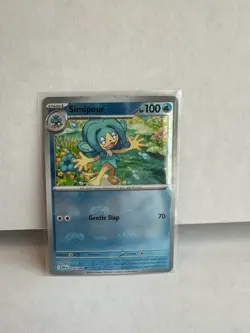 Pokemon TCG Simipour 018/086 Sv: Black Bolt Master Ball Holo - Image 1