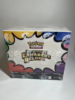 Pokemon TCG Erhabene Helden Tech Sticker Factory Sealed Display Case Deutsch 12x - Image 2