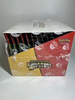 Pokemon TCG Erhabene Helden Tech Sticker Factory Sealed Display Case Deutsch 12x - Image 4