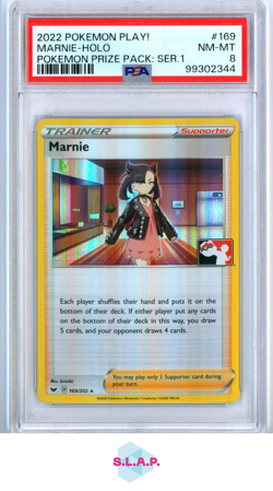 MARNIE POKEMON 169 2022 PRIZE PACK SERIES 1 HOLO ENGLISCH PSA 8 - Image 1