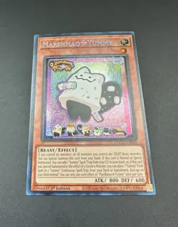 Yu-Gi-Oh! TCG Marshmao Yummy 1st Edition DOOD-EN024 Secret Rare NM - Image 1