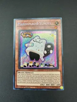 Yu-Gi-Oh! TCG Marshmao Yummy 1st Edition DOOD-EN024 Secret Rare NM - Image 2