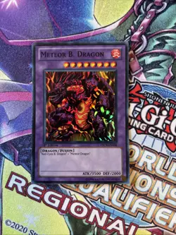 (YBL) Yu-Gi-Oh! 1st Edition Meteor B. Dragon #PRC1-EN004 Light Play - Image 1