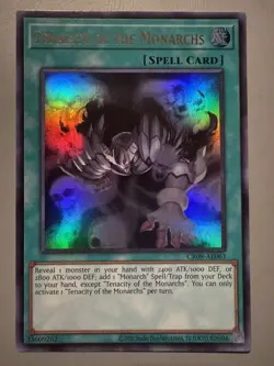 YUGIOH TENACITY OF THE MONARCHS ASIA ENGLISH EDITION CR08-AE063 ULTRA RARE - Image 1