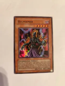 Yu-Gi-Oh Helpoemer DR1-DE006 Super Rare Deutsch Holo Karte TCG - Image 1