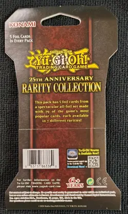 Yugioh 25th Anniversary Rarity Collection Sleeved Booster Lot (4) 1st Edition - Image 3
