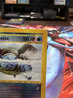 Pokemon Blastoise Expedition Base Set Reverse Holo Rare 004/165 2002 100HP Card - Image 3