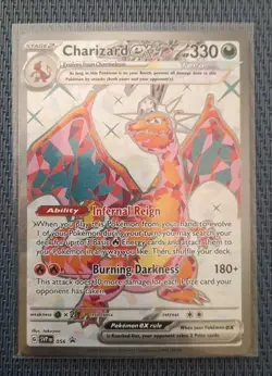 Pokemon TCG Charizard ex (056/SV) Black Star Promo card - Image 1