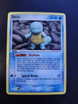Ditto 64/113 EX Delta Species Non-Holo Rare Pokemon Card (2005) - Image 1