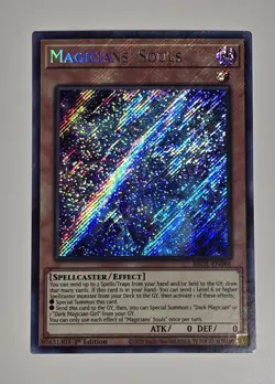 Magicians' Souls BROL-EN066 Secret Rare 1st Edition Yugioh TCG Card NM/M - Image 1