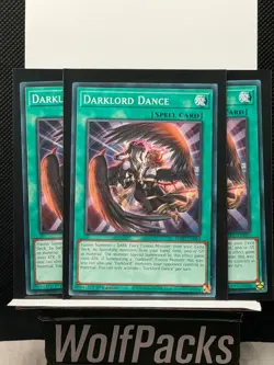 Yu-Gi-Oh! TCG Burst Protocol - Darklord Dance 1st Ed. BPRO-EN063 3 Card Lot - Image 2