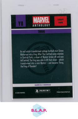 THROG PANINI Y8 MARVEL ANTHOLOGY LEGACY CARD 2025 ENGLISH - Image 2