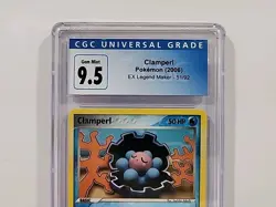 CGC 💎 Mint 9.5 Clamperl 51/92 Non Holo EX Legend Maker 2006 Pokemon Card Graded - Image 3