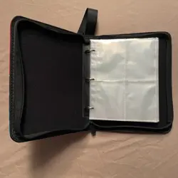 Pokemon TCG Card Holder 3 Ring Binder, 49 Sheets, 4 Cards Per Sheet, Zip Closure - Image 4