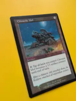 Chimeric Idol. Artifact MTG CARD OLD BORDER FOIL CARD. PROPHECY JUNE 2000. - Image 4