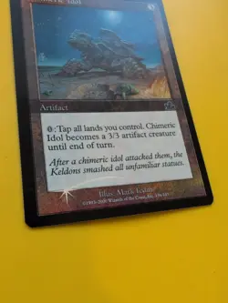 Chimeric Idol. Artifact MTG CARD OLD BORDER FOIL CARD. PROPHECY JUNE 2000. - Image 5