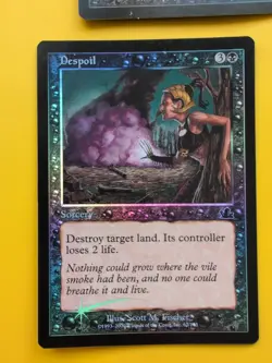 Despoil x2 Sorcery MTG 2 CARD OLD BORDER FOIL CARD. PROPHECY JUNE 2000. - Image 2