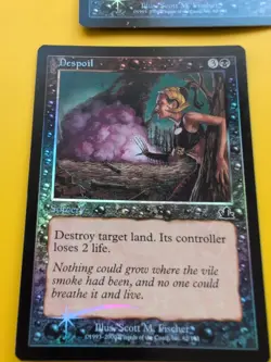Despoil x2 Sorcery MTG 2 CARD OLD BORDER FOIL CARD. PROPHECY JUNE 2000. - Image 3