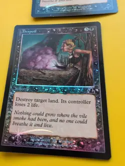 Despoil x2 Sorcery MTG 2 CARD OLD BORDER FOIL CARD. PROPHECY JUNE 2000. - Image 4