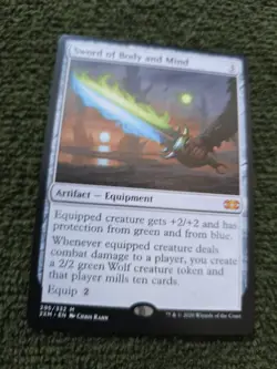 MTG Magic Sword Of Body And Mind 295/332 2XM M EN KARTE CARD Tcg - Image 1