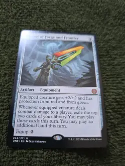 MTG Magic Sword Of Forge And Frontier 244/271 M EN KARTE CARD Tcg - Image 2