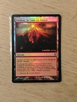 Carte Magic MTG - Valakut, la Cime en fusion - Release Promo - EXC - FR - FOIL - Image 1