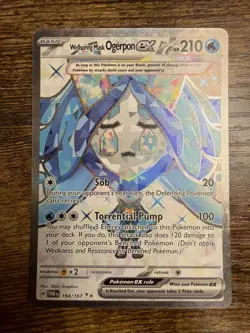 Wellspring Mask Ogerpon ex 194/167 Sv06: Twilight Masquerade Holo Pokemon TCG NM - Image 1