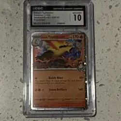 Pokemon Ethan's Typhlosion Holo CGC 10 Destined Rivals 034/182 English - Image 1