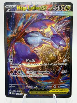 2025 Pokemon Mega Evolution Mega Latias EX SIR #181/132 NM - Image 1