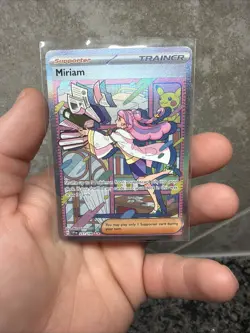 Pokemon TCG Miriam Holo Trainer Full Art #251/198 Scarlet & Violet Near Mint - Image 1
