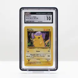 Pokemon Pikachu #87 Base Set 2 2000 - CGC 10 Gem Mint - Image 1